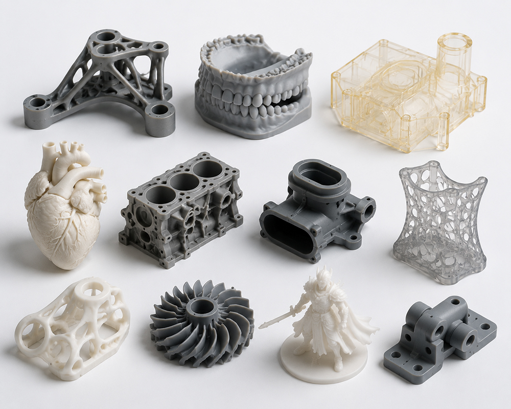 SLA 3D Printing application