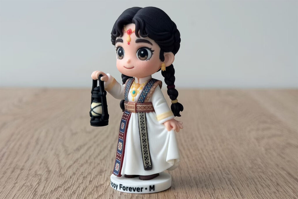 polyjet 3d printing figure